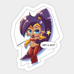 Chibi Shantae B Sticker